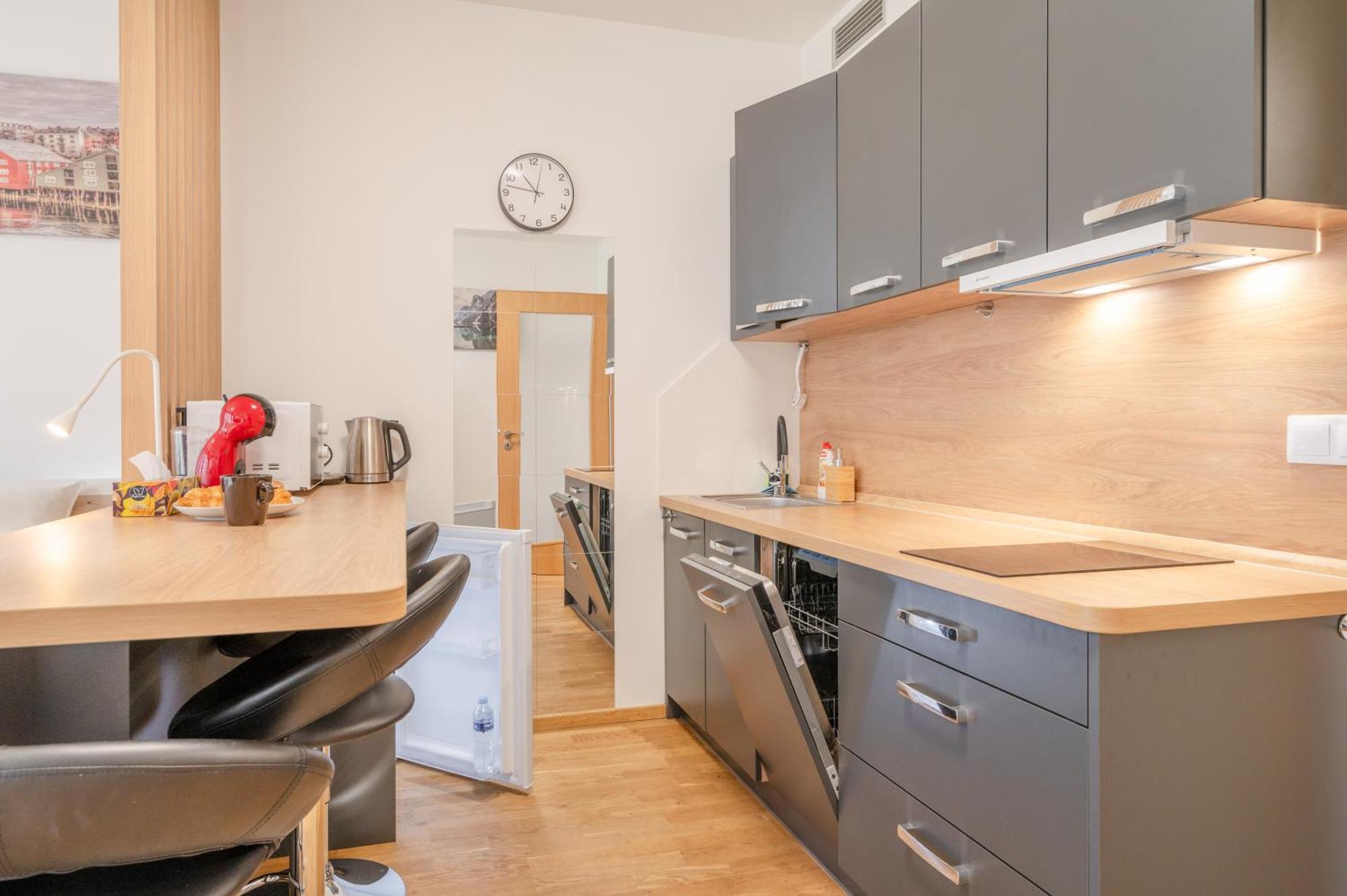 Apartament Garden Near Metro Kolbenova Praga